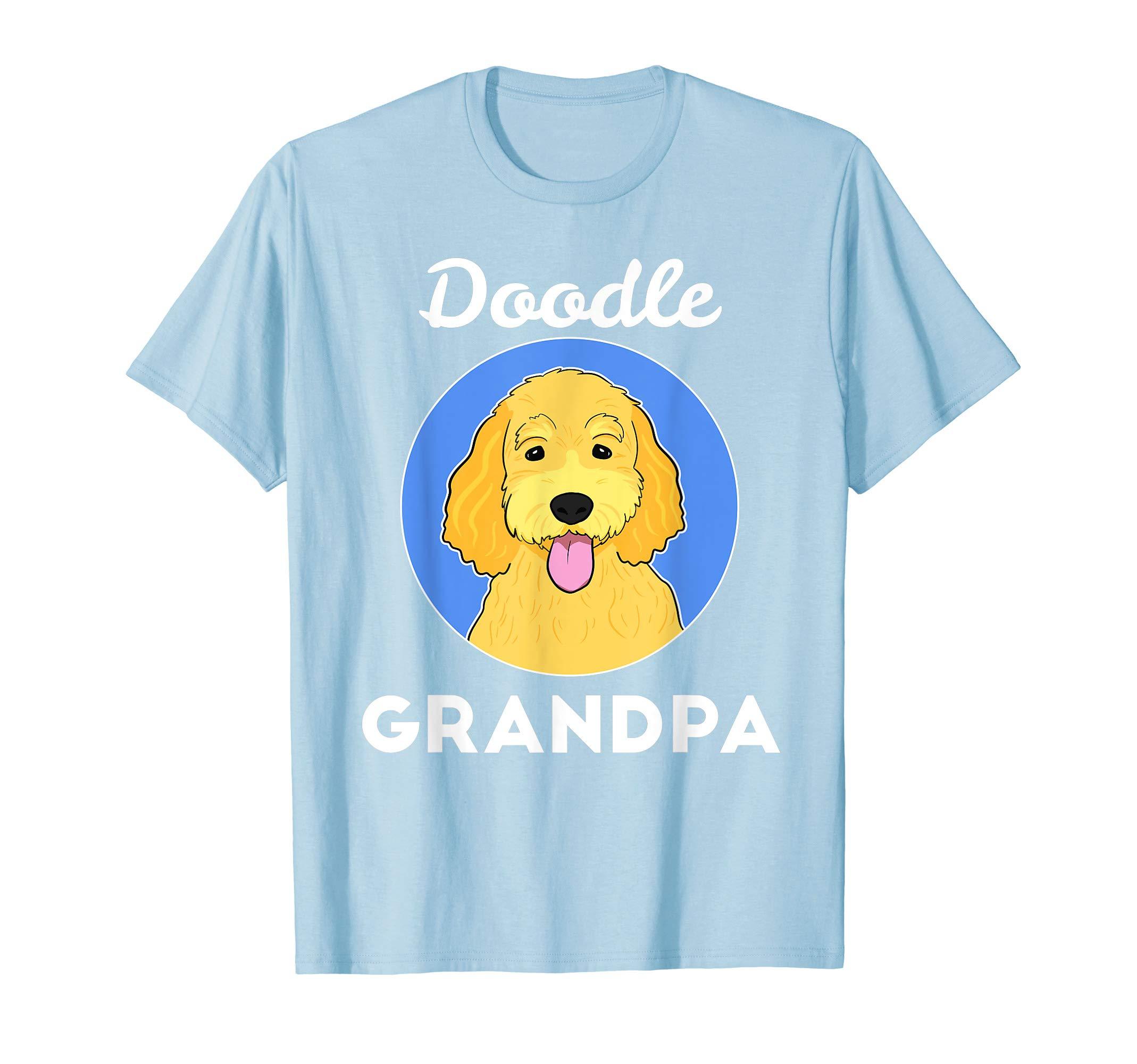 Doodle Grandpa Goldendoodle Dog Grandfather Puppy T-Shirt