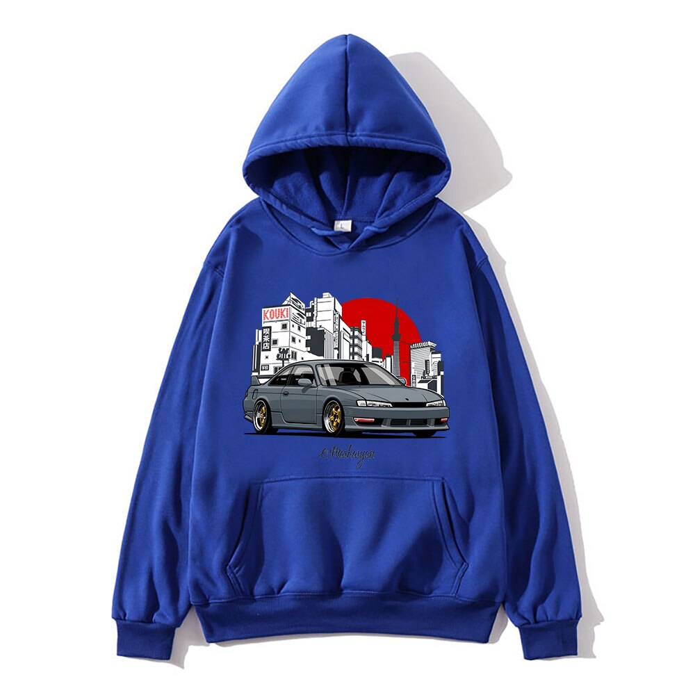 Anime Initial D JDM Automobile Hoodies Racing Car Mazda RX7 Sweatshirts Kids Tops Hoodie Streetwear Fashion Girls Clothing Boys alx