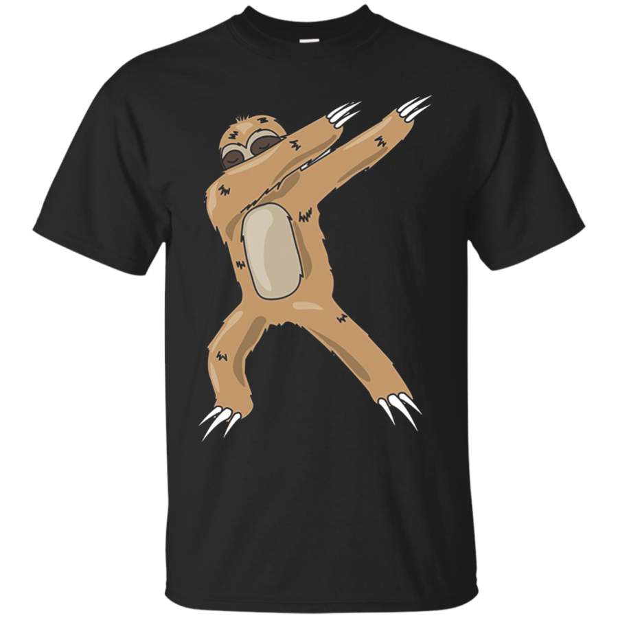 Vintage Sloth Dabbing Funny Dance Move Dab Gift Tee Shirt