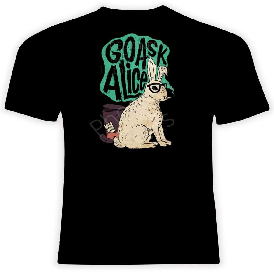 Jefferson Airplane Go Ask Alice (White Rabbit) T Shirt Unisex Shirt