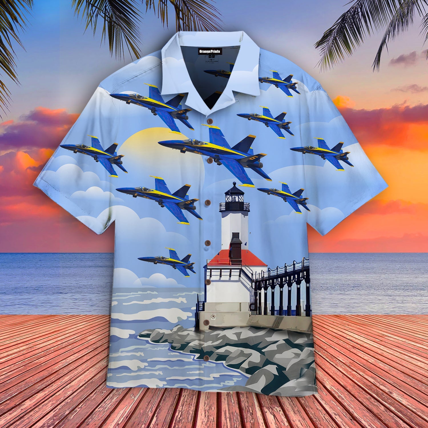 Michigan Lighthouse Hawaii Shirt For Men Women Adult Ha16340