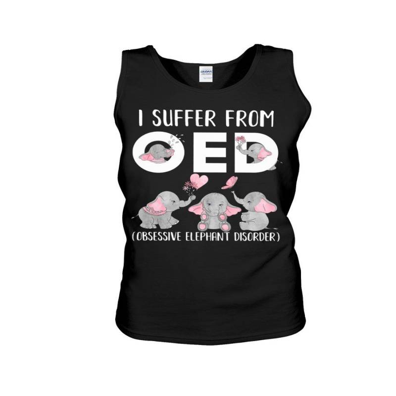 I Suffer From Obsessive Elephant Disorder Gift For Elephant Lovers Unisex Tank Top