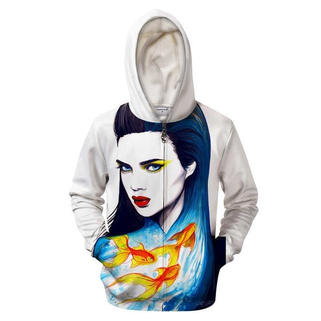 Pixie & Sea Zip-up Hoodie