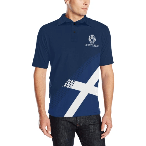 Agnew Clan Polo Shirt, Scottish Tartan Agnew Clans Polo Shirt Lion Style