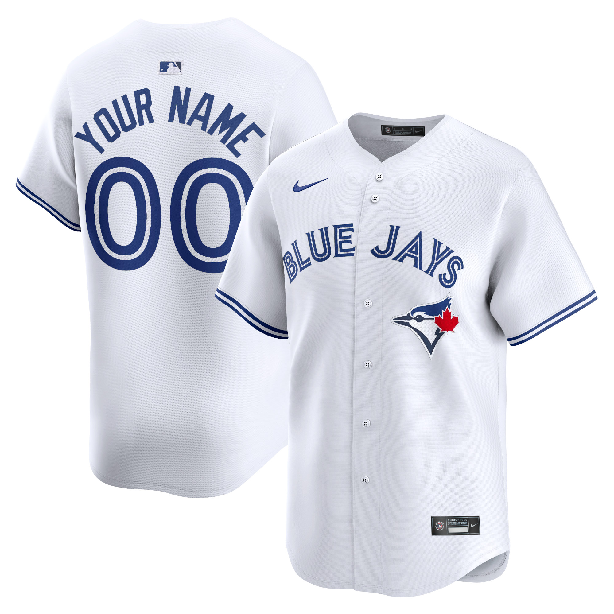 Toronto Blue Jays Youth Home Limited Custom Jersey – White