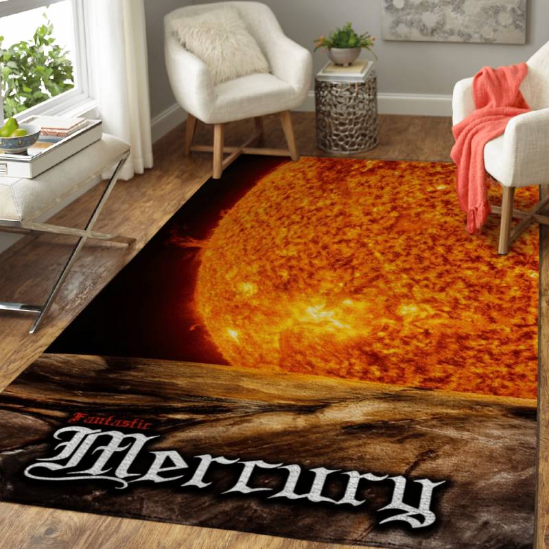 Fantastic Mercury – Space By Fantasy Area Rug Carpet