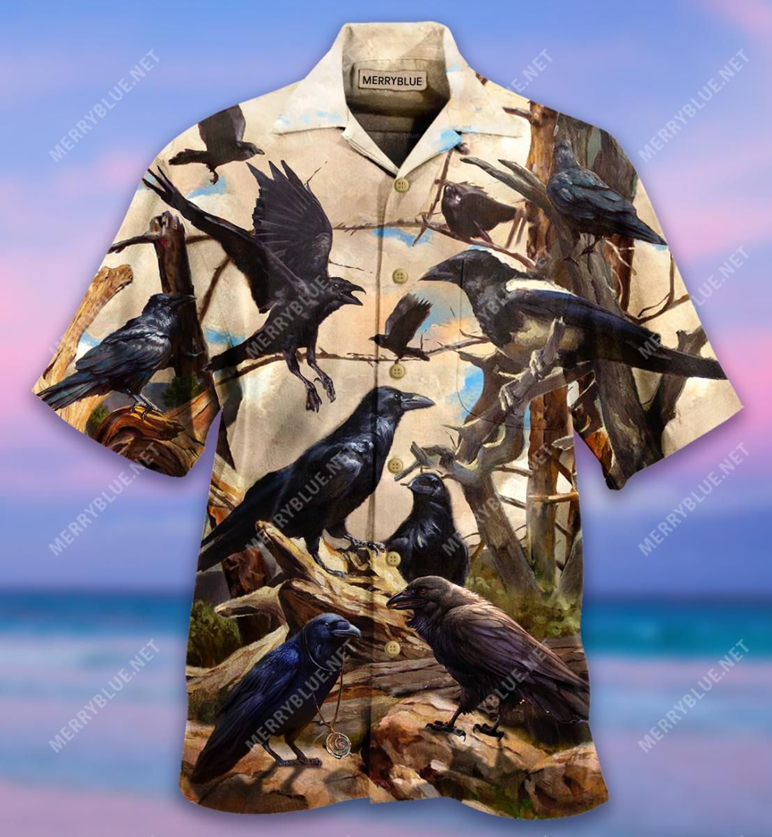 All Crows Are Not Raven Aloha Hawaiian Shirt Colorful Short Sleeve Summer Beach Casual Shirt For Men And Women