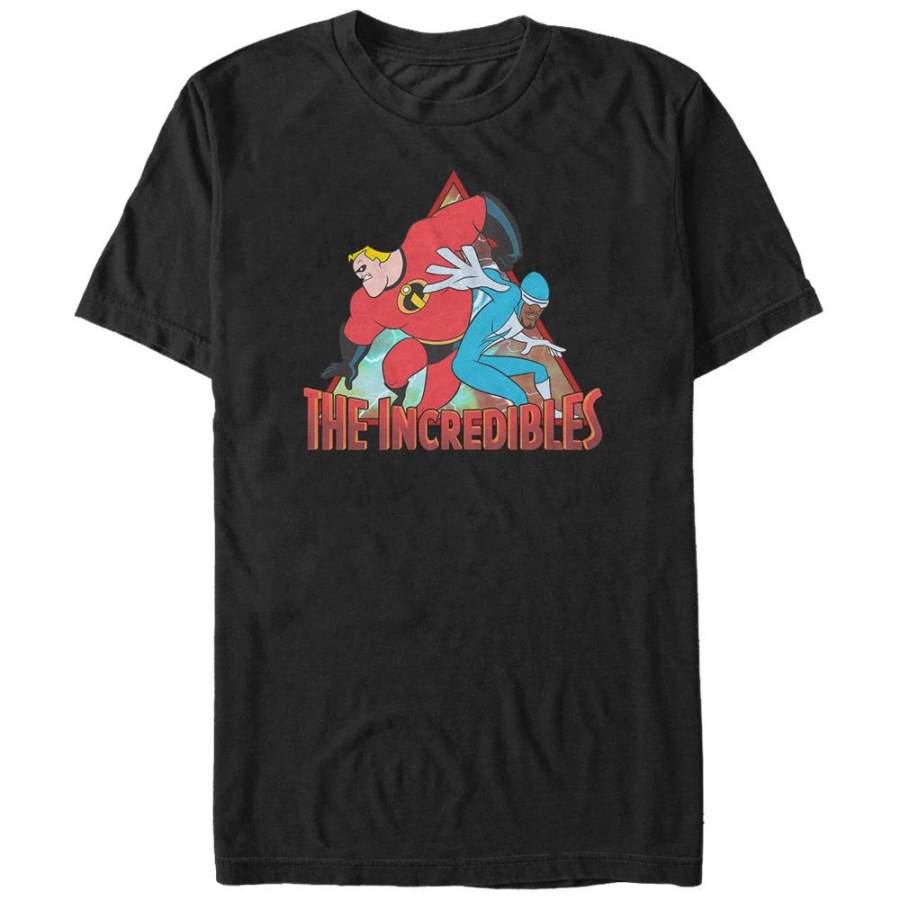 The Incredibles Men’s Best Friend Heroes  T Shirt Black S