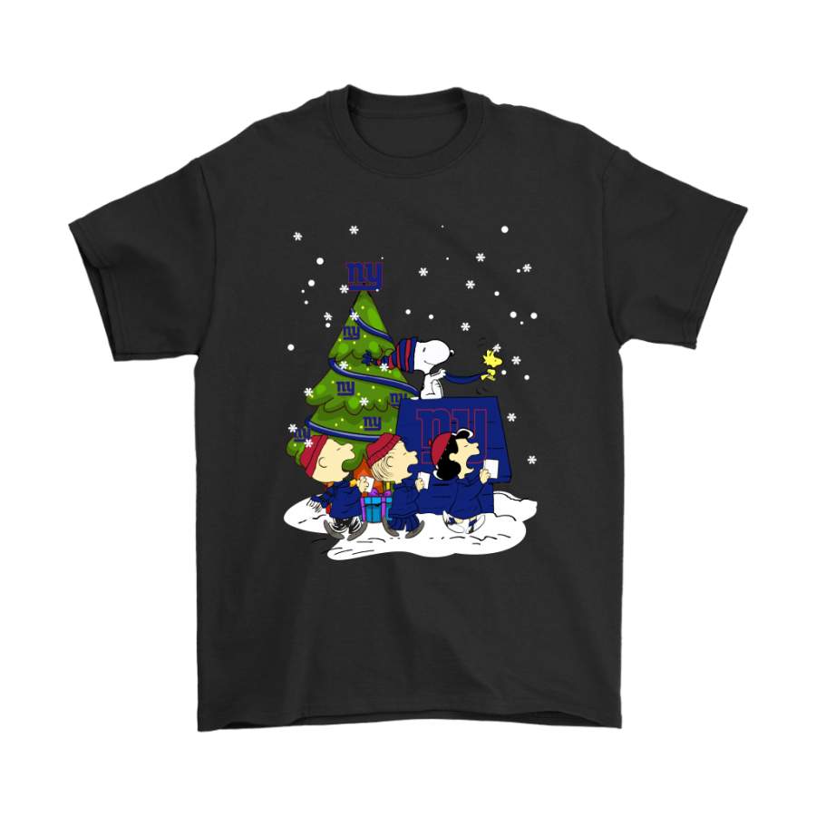 New York Giants Are Coming To Town Snoopy Christmas Shirts