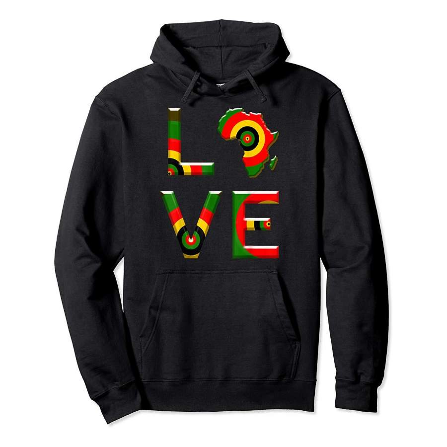 Africa Love Shirt African American History Men Women Kids Hoodie Premium Tee