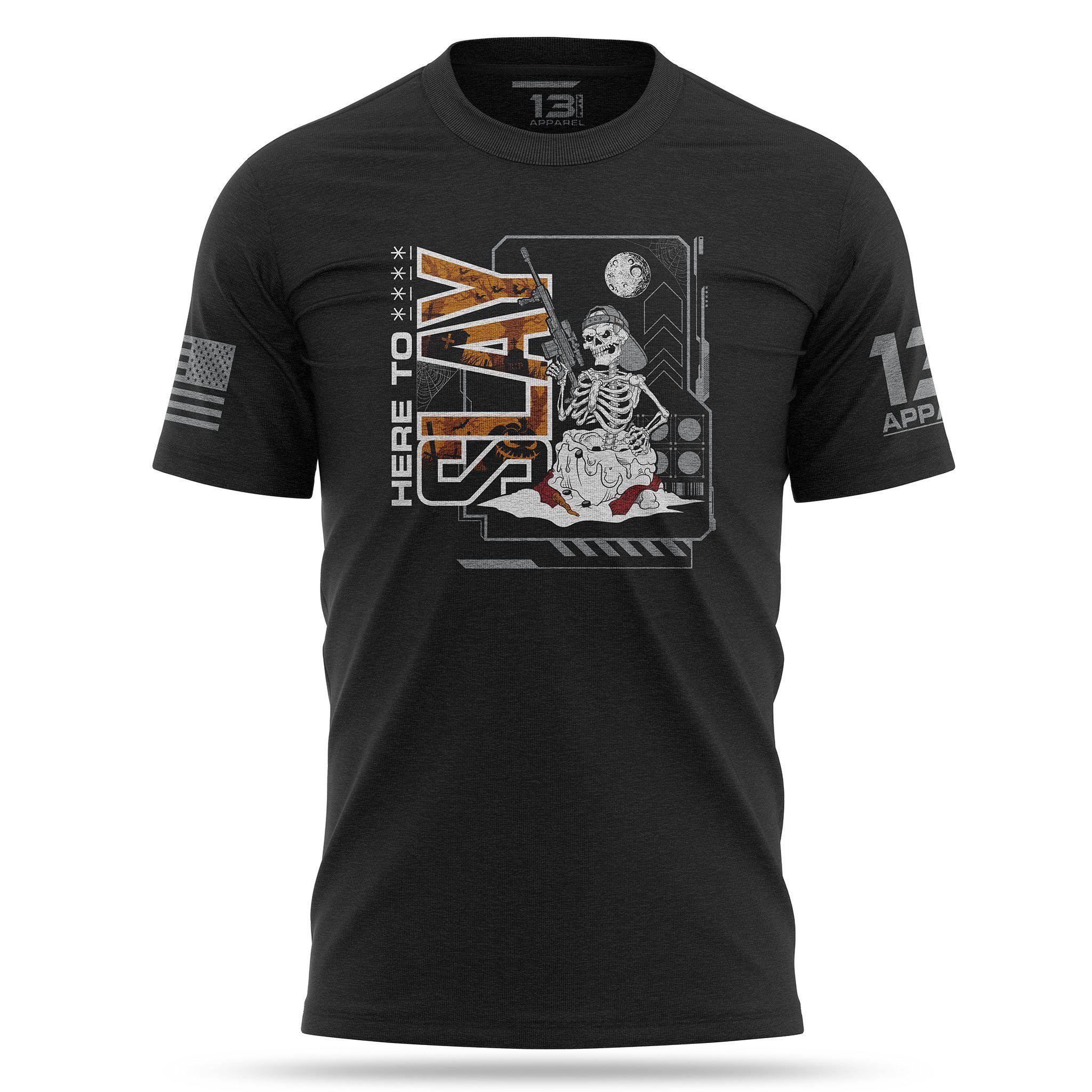 [Slay] Men’S Halloween Cotton Blend Tee