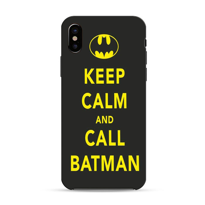 All Batman Keep Calm iPhone X 3D Case