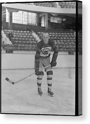 Eddie Shore Poster Boston Bruins Canvas Print