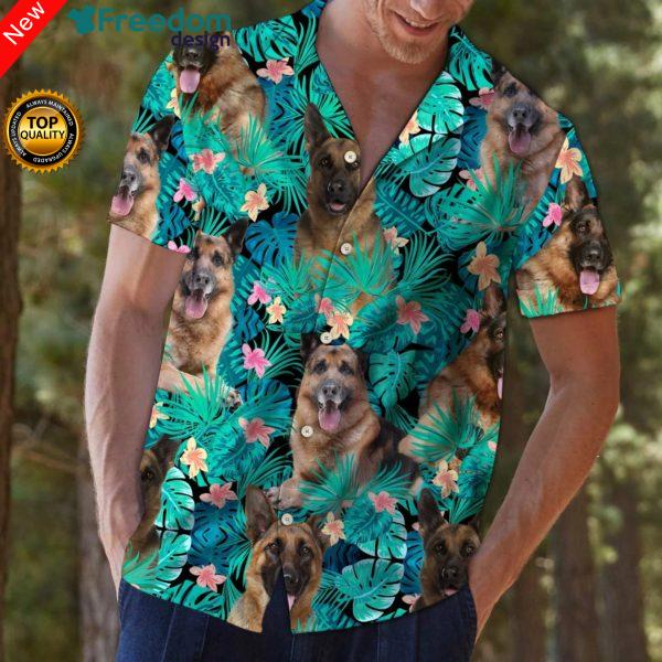 German Shepherd Tropical Hawaii Shirt Unisex Ha89307