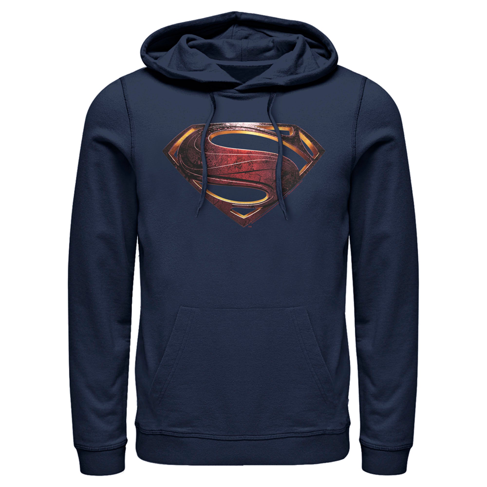 Zack Snyder Justice League Men’S Superman Logo  Pull Over Hoodie