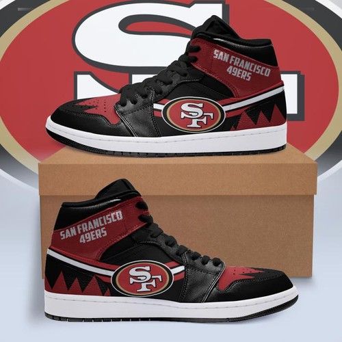 San Francisco Jordan Sneakers For Fan High Top Custom Shoes Air Jordan High Sneakers Sport Sneakers