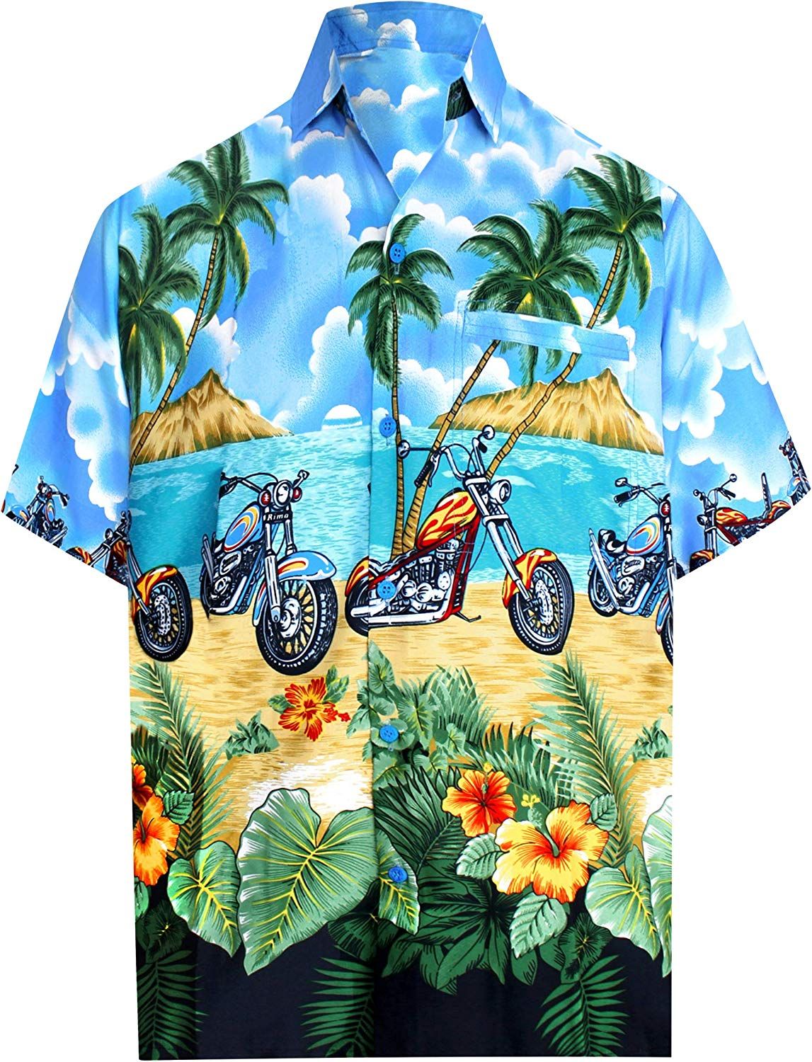 Beach Blue Nice Design Hawaiian Shirt Dhc18061706