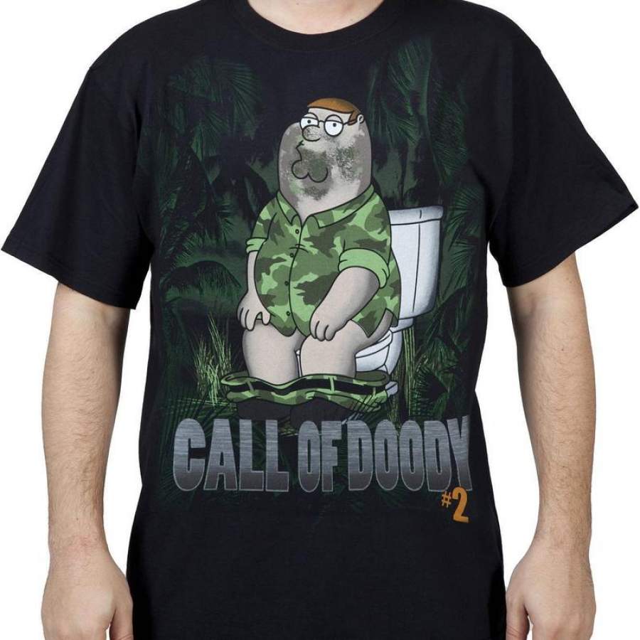 Call of Doody Peter Griffin Black Classic T-Shirt