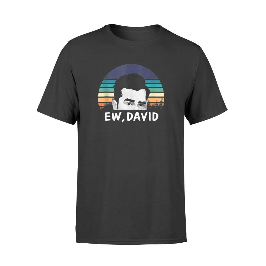 Ew,David Vintage Sunset Retro T-shirt – Standard T-shirt