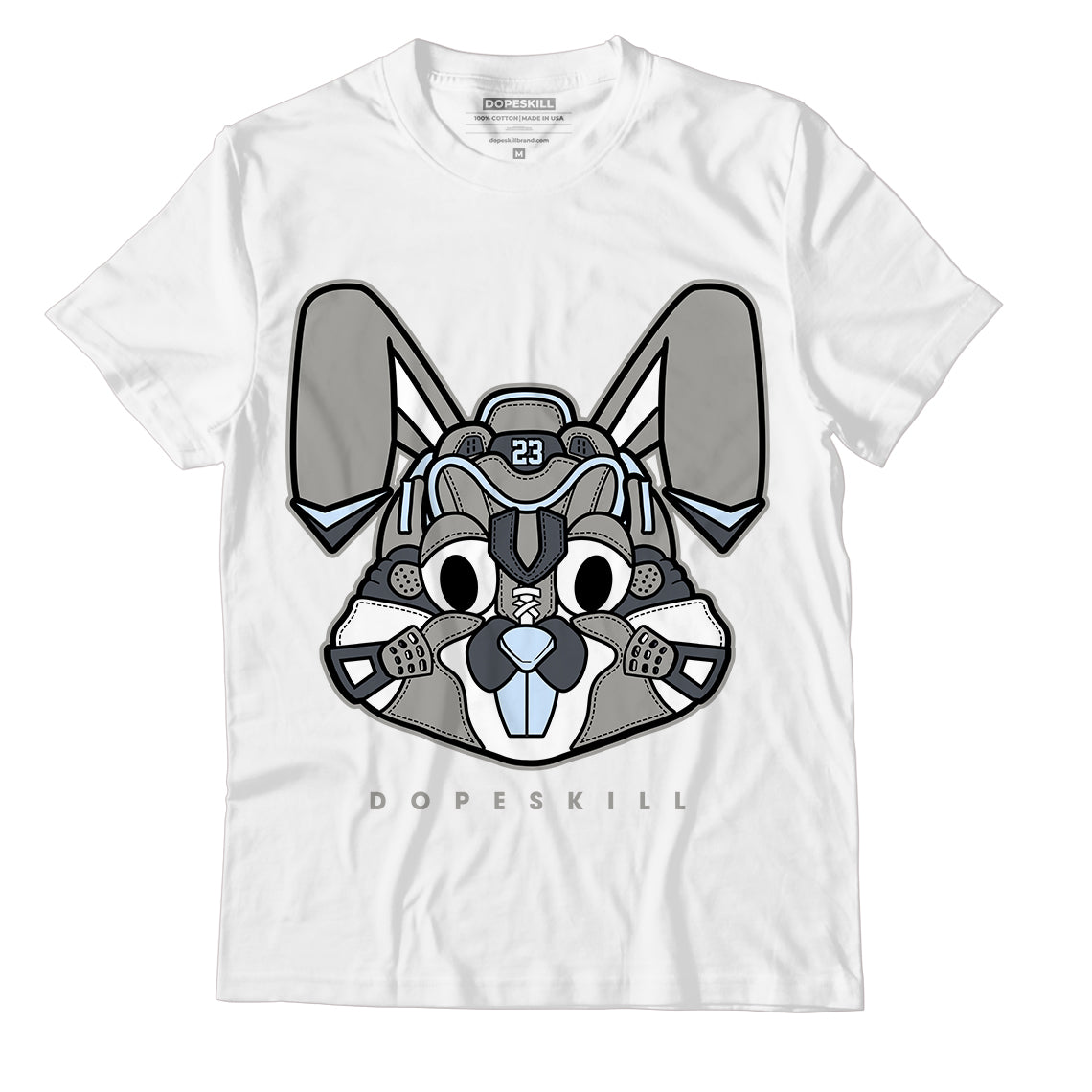 Jordan 11 Cool Grey  Dopeskill T-Shirt Sneaker Rabbit Graphic