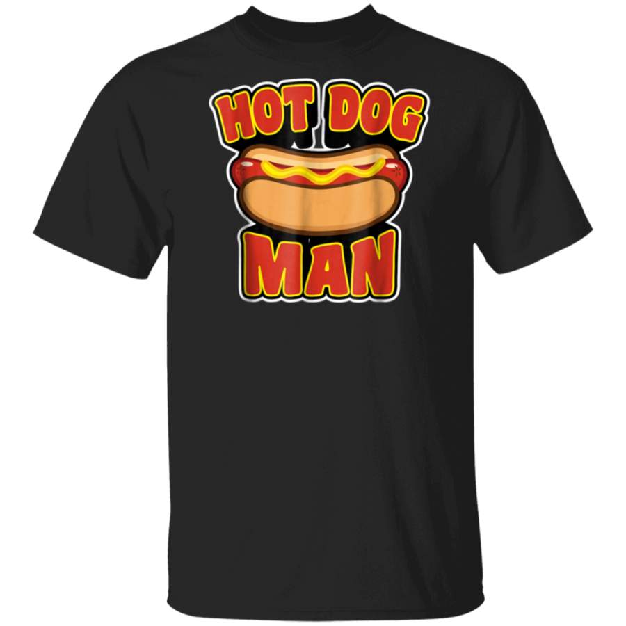 Hot Dog T Shirt For Men   Or The Man In Your Life