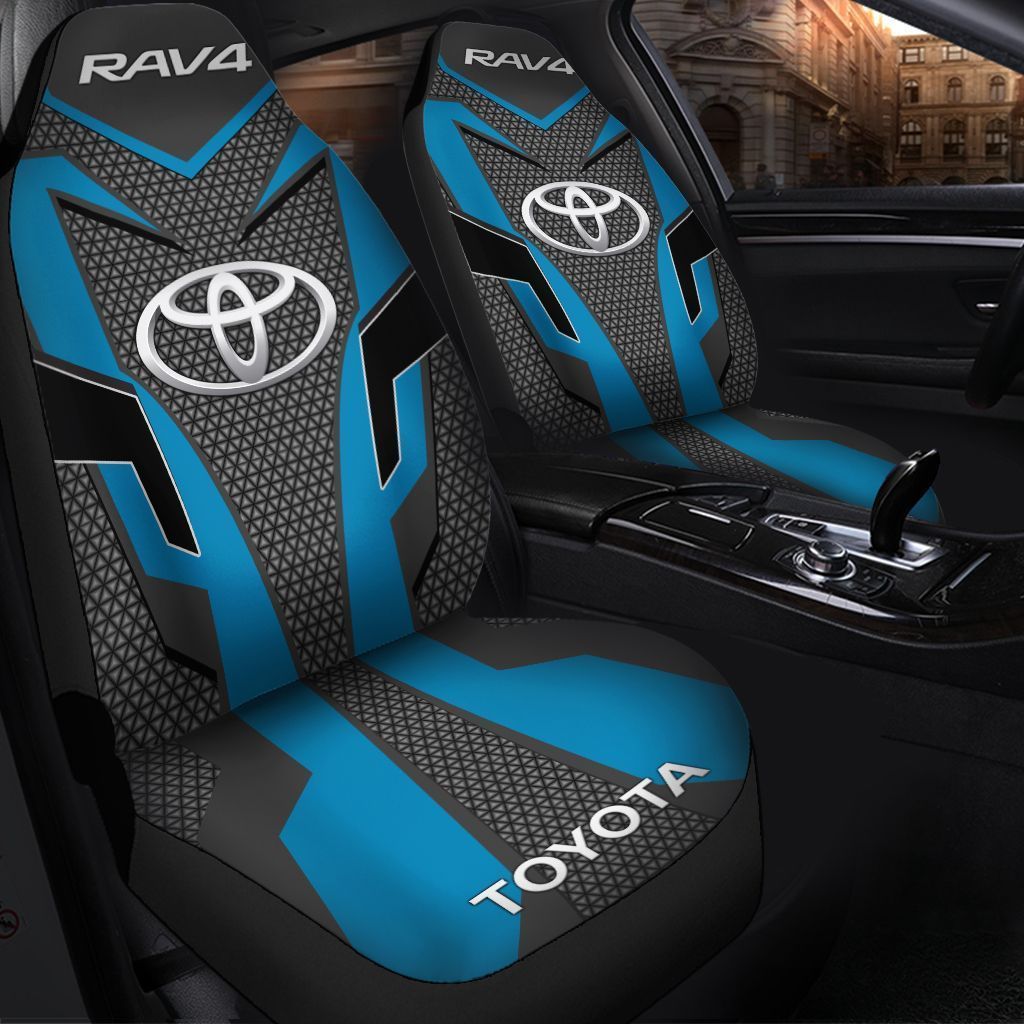 Toyota RAV4 TTT-HL Car Seat Cover (Set of 2) Ver1 (Blue)