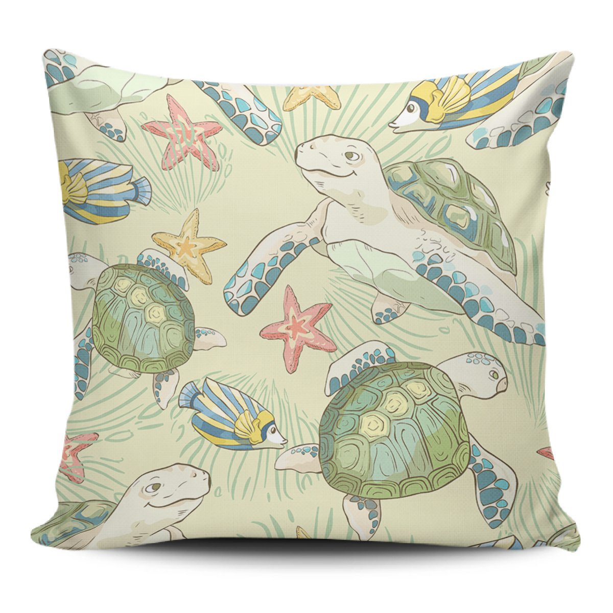 World Animal In Sea Pillow Covers