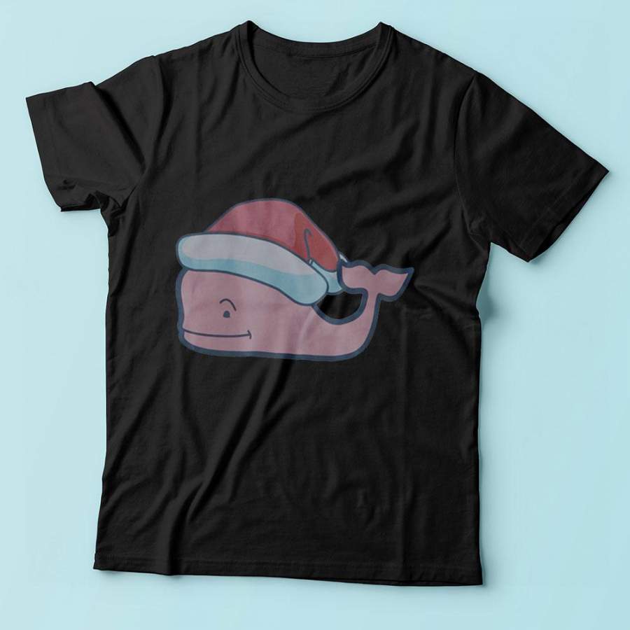 Santa Whale Funny Christmas Men’S T Shirt