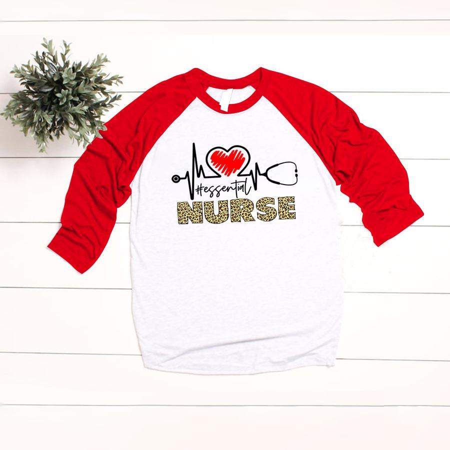 Essential Worker Nurse Leopard Shirt