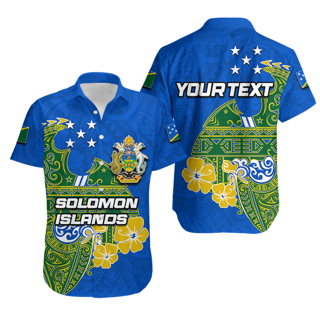 (Custom Personalised)  Solomon Islands Independence 43Rd Melanesia Tattoo Hawaiian Shirt Lt6