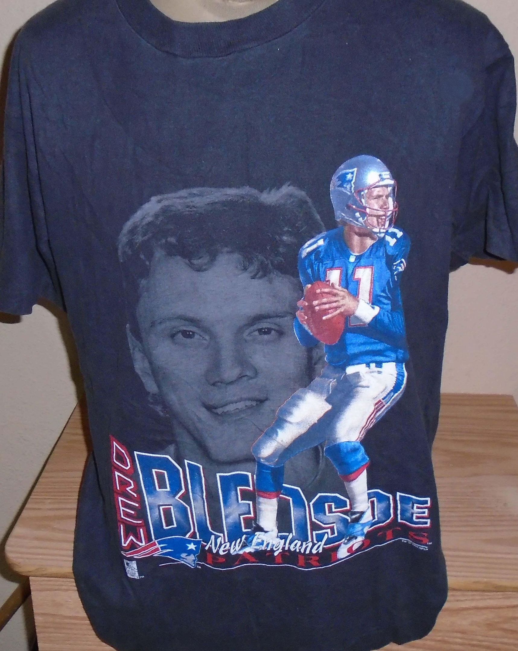 Vintage 1990s Drew Bledsoe New England Patriots shirt