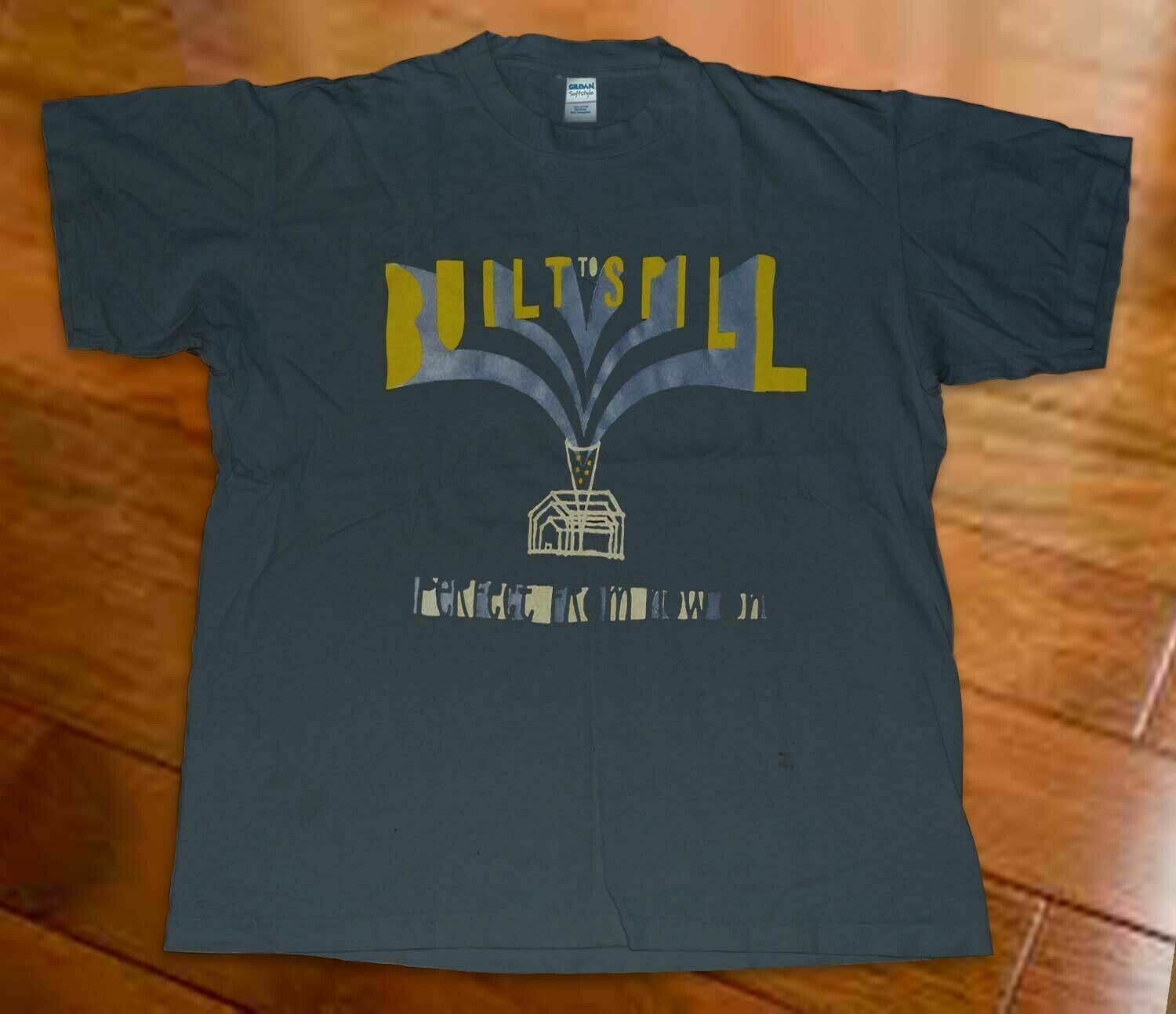 Built To Spill 1997 Black Print T-Shirt