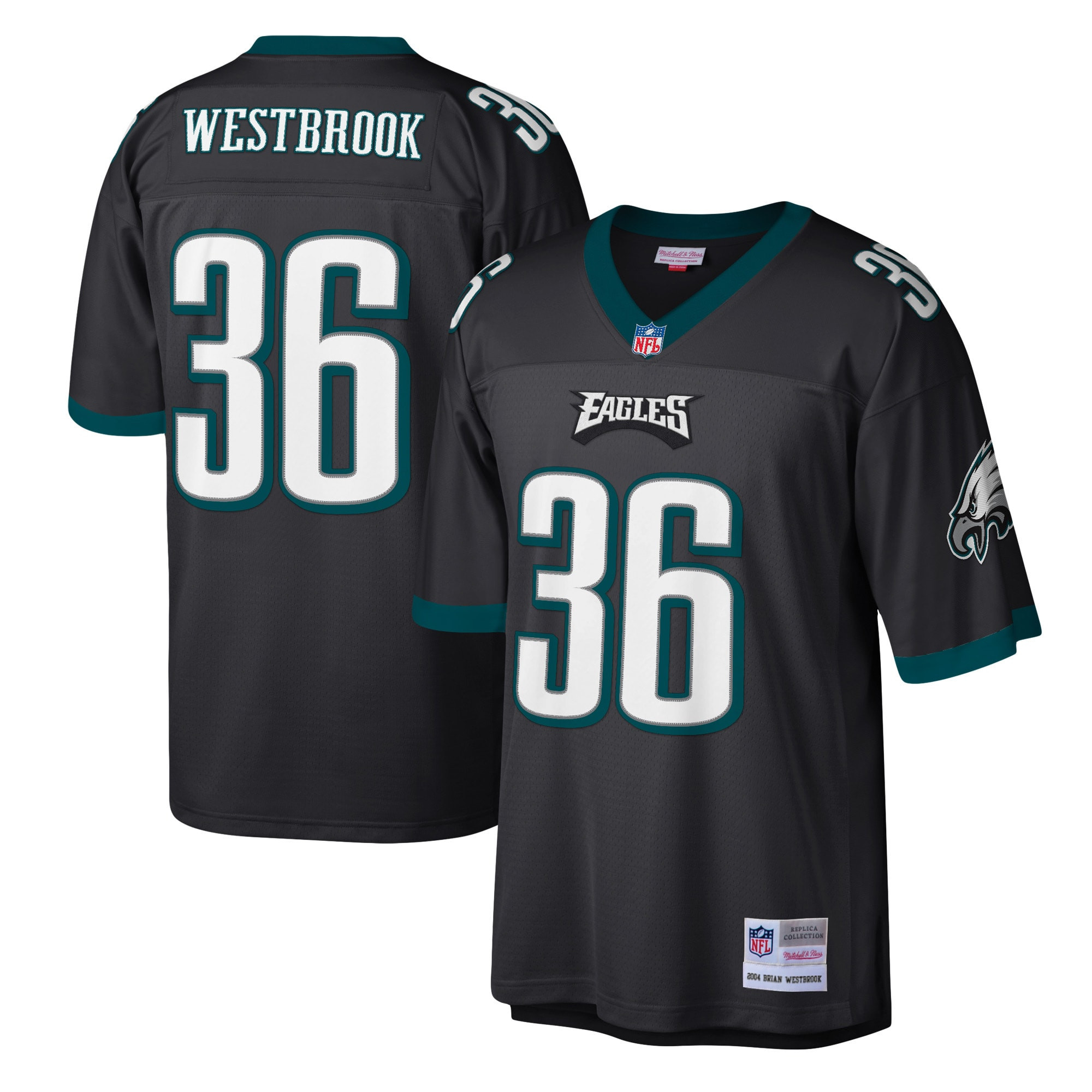 Brian Westbrook Philadelphia Eagles Mitchell & Ness Legacy Replica Jersey – Black NFL