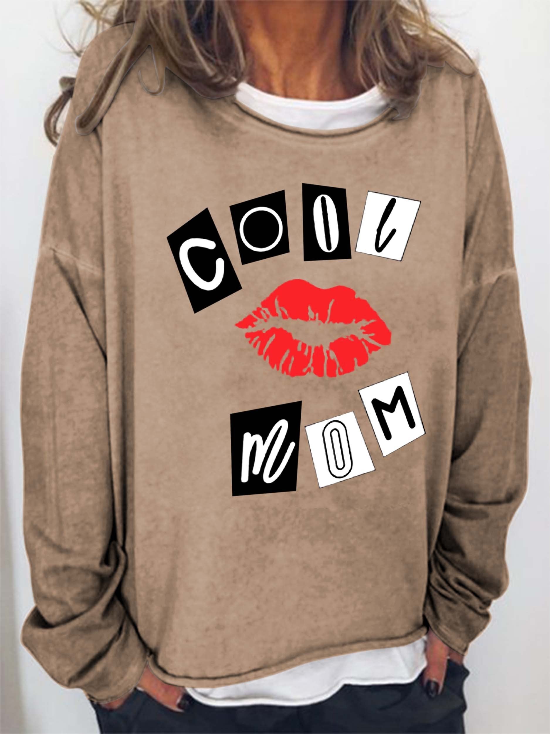 Women’S  Cool Mom Long Sleeve Top