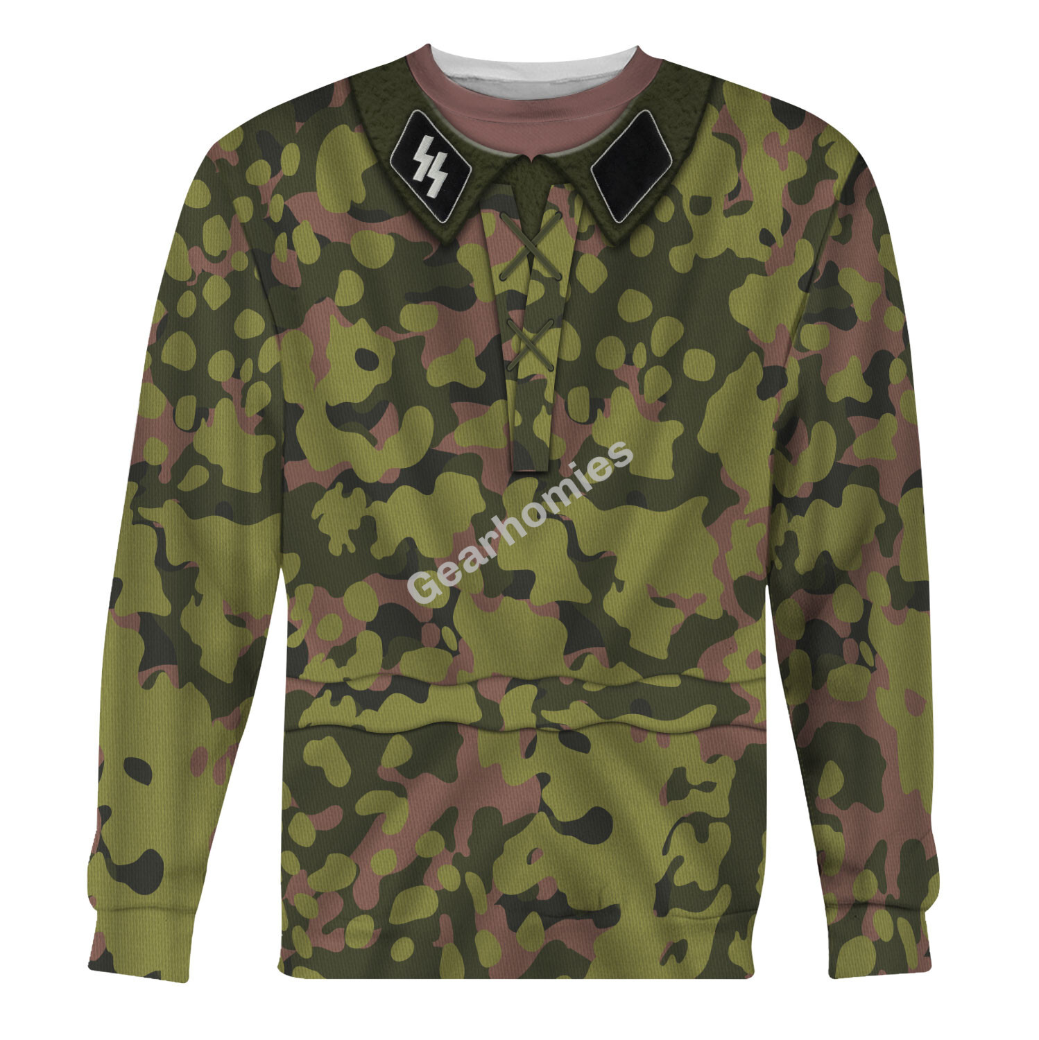 Waffen Ss Type Ii M42 Oakleaf A Smock Dark Variant Sweatshirt