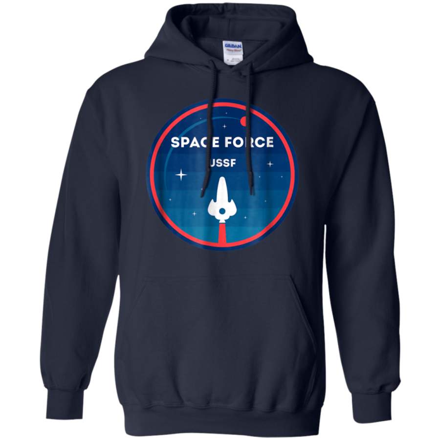 AGR USSF United States Space Force With Rocket Hoodie