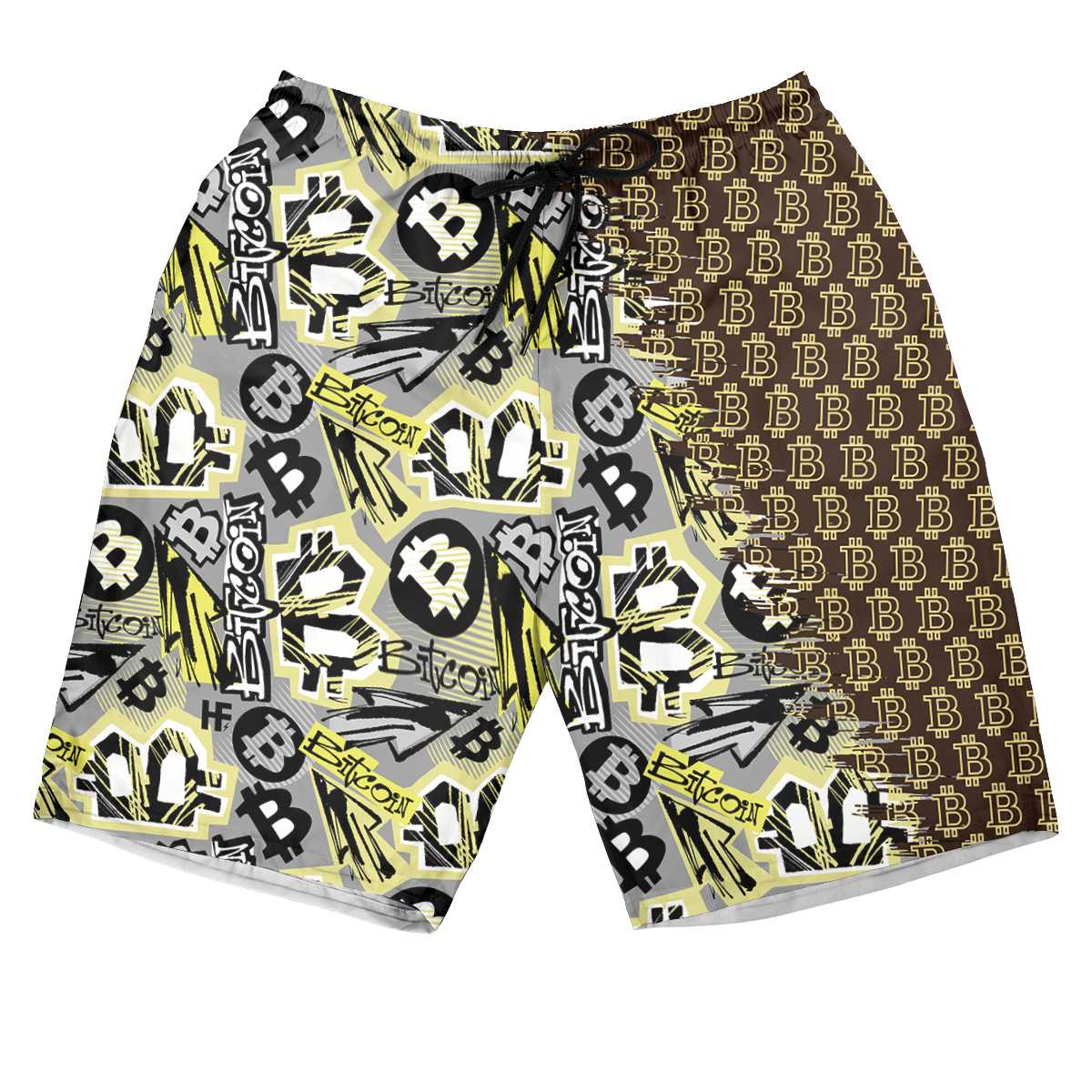 Bitcoin Doodle Funky Pattern Hawaii Short Ha68360