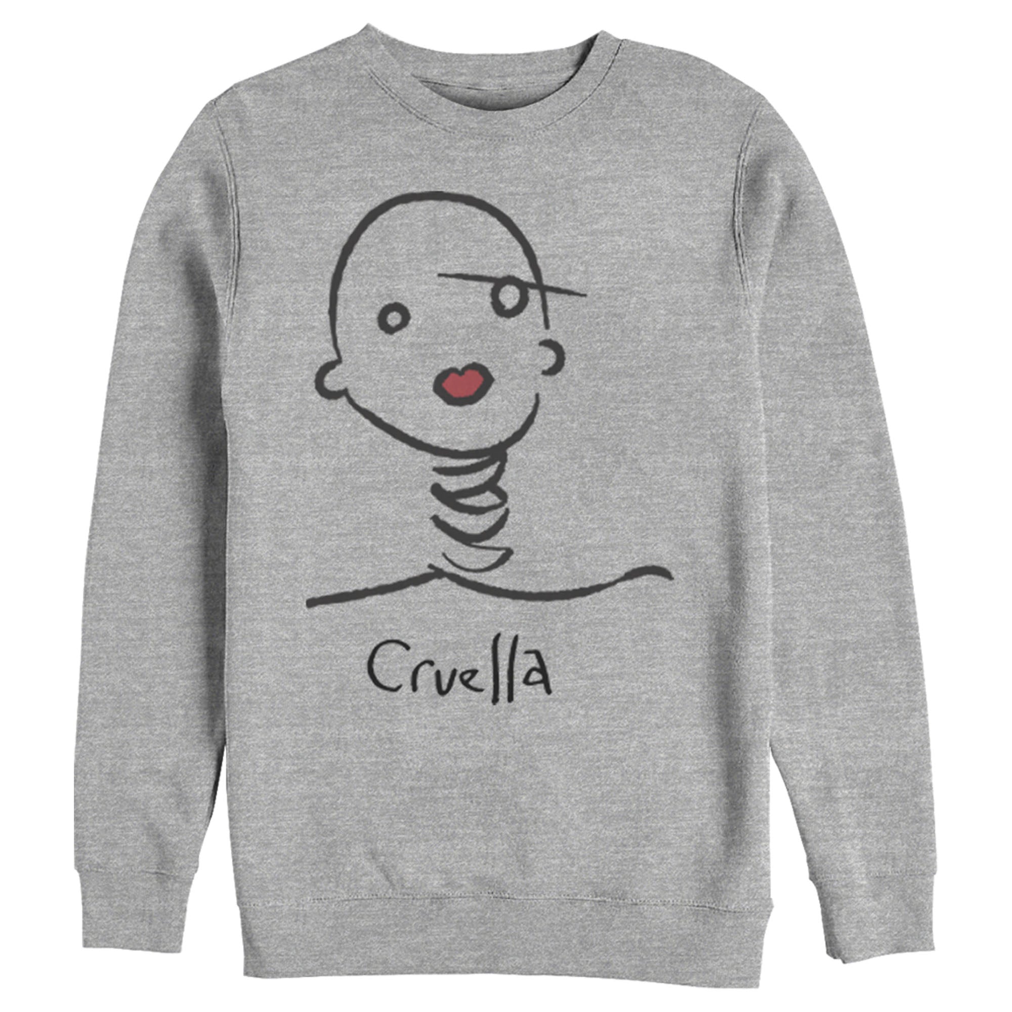 Cruella Men’S Abstract Doodle  Sweatshirt