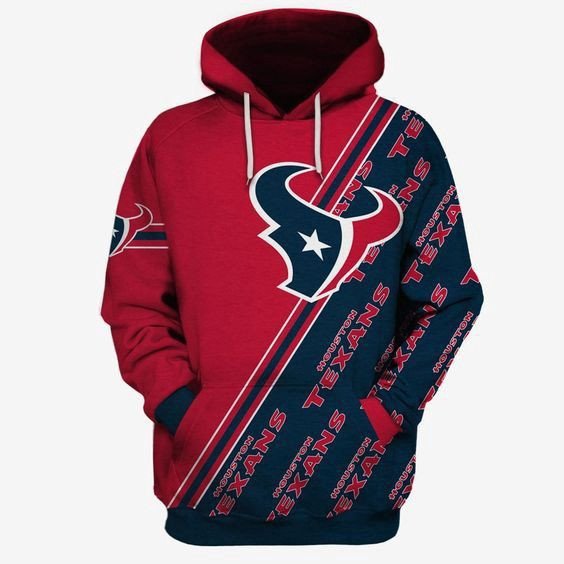 Houston Texans Many Logo 7 Unisex 3D Hoodie Gift For Fans