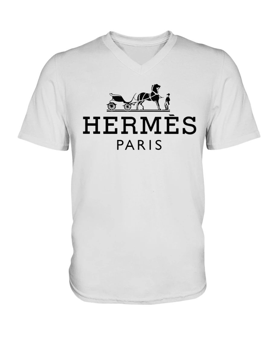 Classic Logo Hermes Paris Shirt Hermes T-shirt
