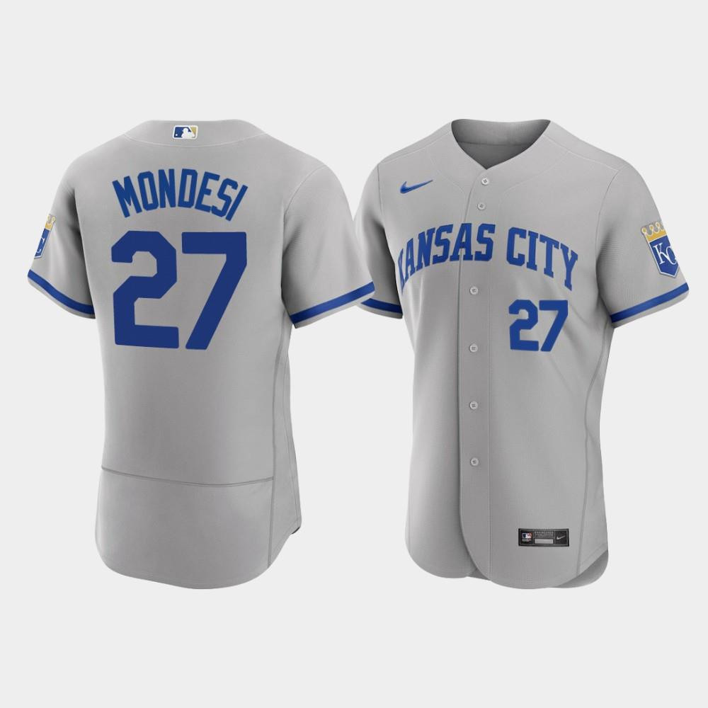 Adalberto Mondesi 27 Kansas City Royals Men’s 2022-23 Road Jersey – Gray Jersey