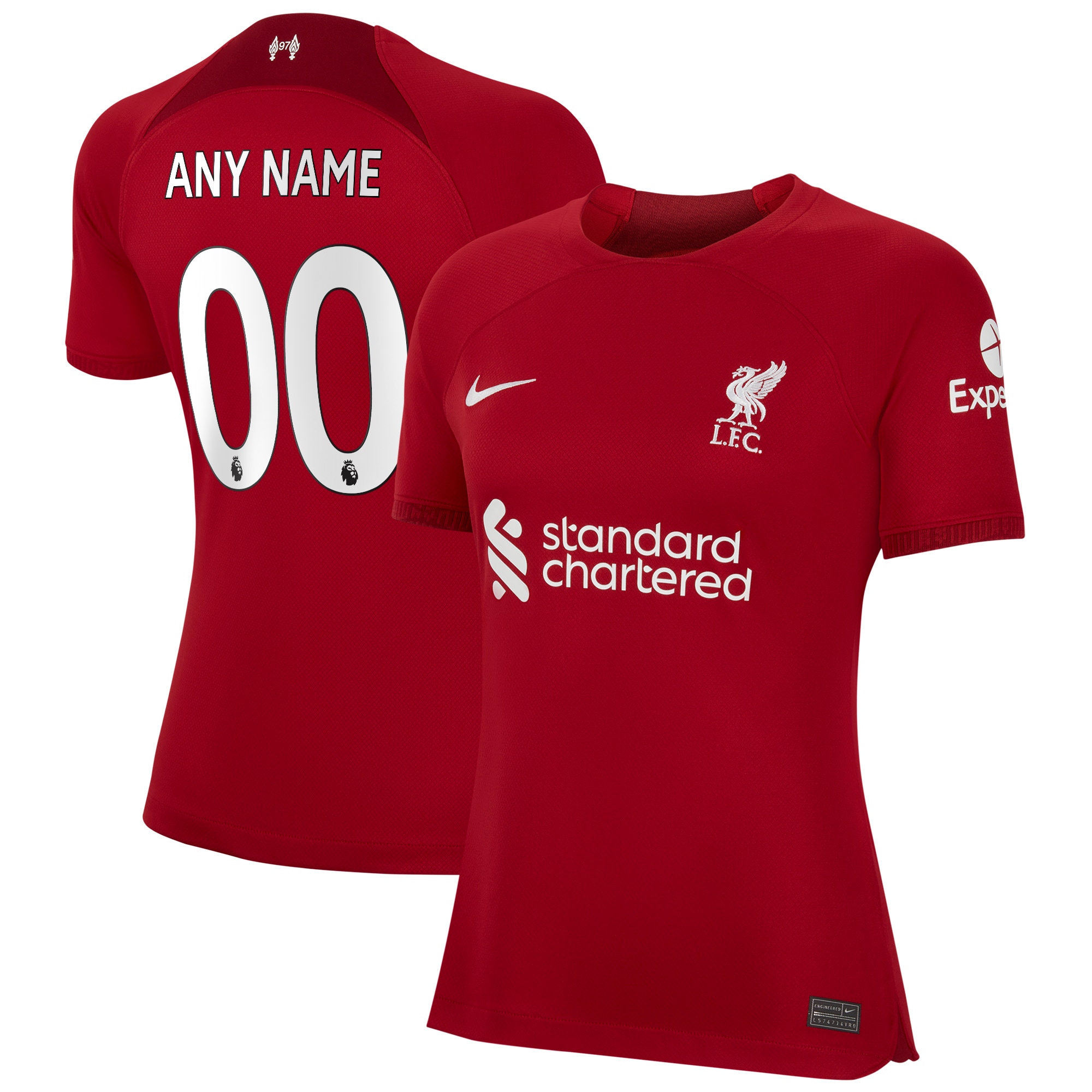 Liverpool Women's 2022/23 Home Replica Custom Jersey – Red