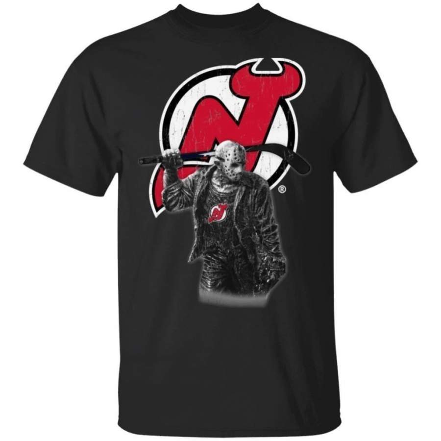 Jason Voorhees New Jersey Devils Hockey T-shirt Fan Men Women