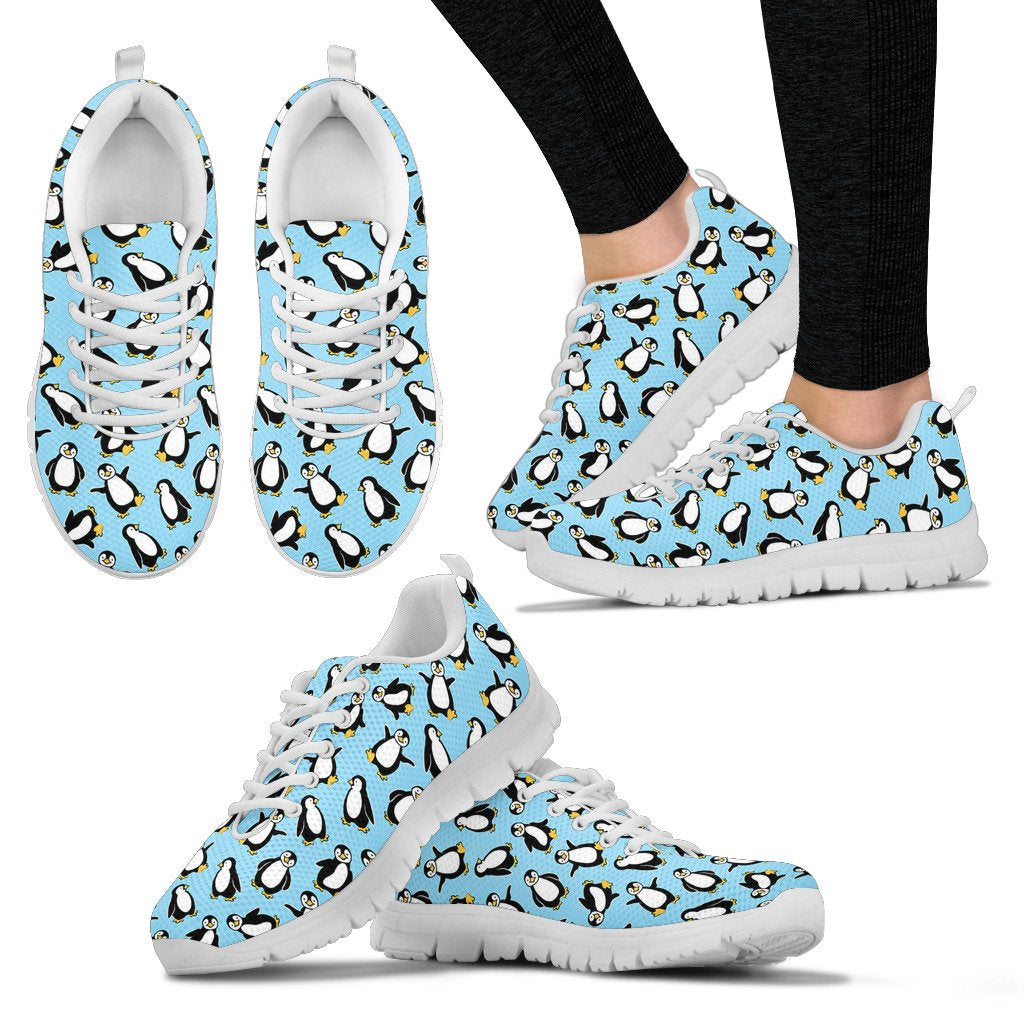 Penguin Happy Print Women Sneakers