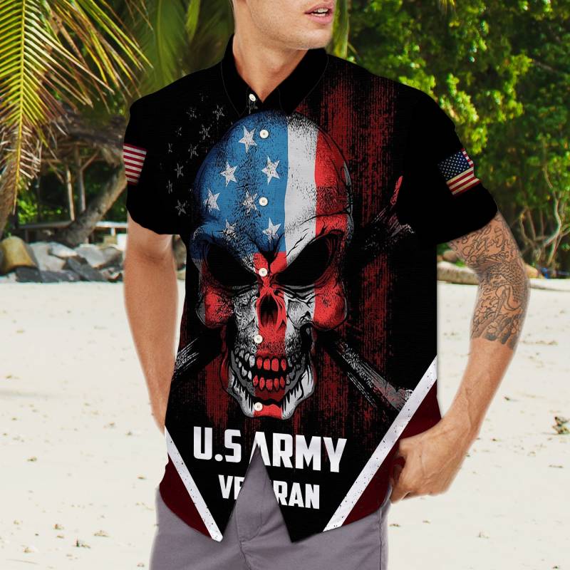 Veteran USA T0408 – Hawaiian Shirt