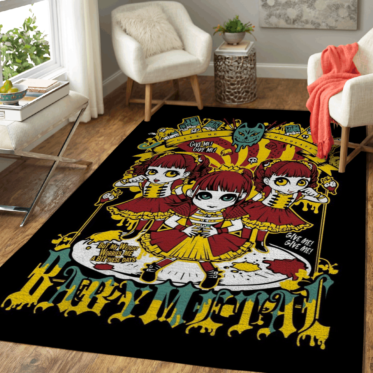 babymetal gimme chocolate – Music Art For Fans Area Rug Carpet