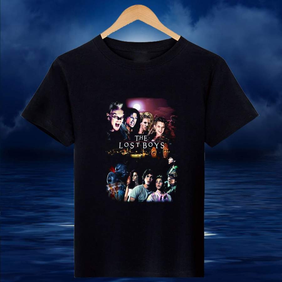 The Lost Boys 1987 Horror Vampire Casual Wear Vacation T-shirt Fashion Short Sleeve Streetwear