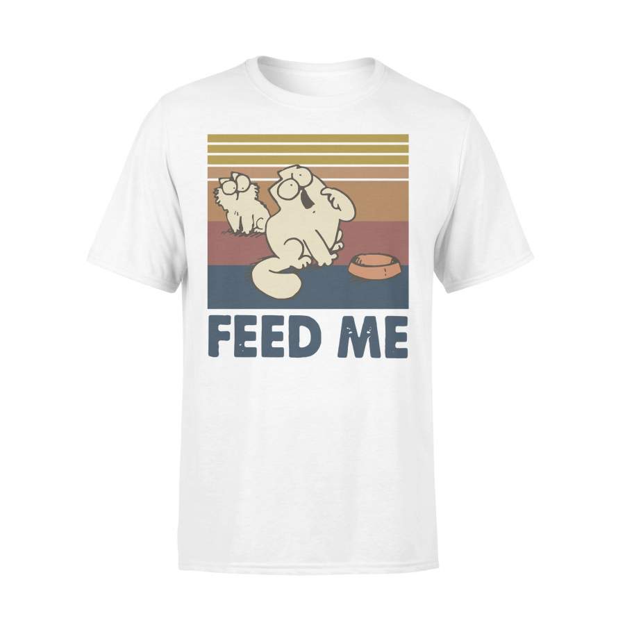 Cat Feed Me Vintage T-shirt