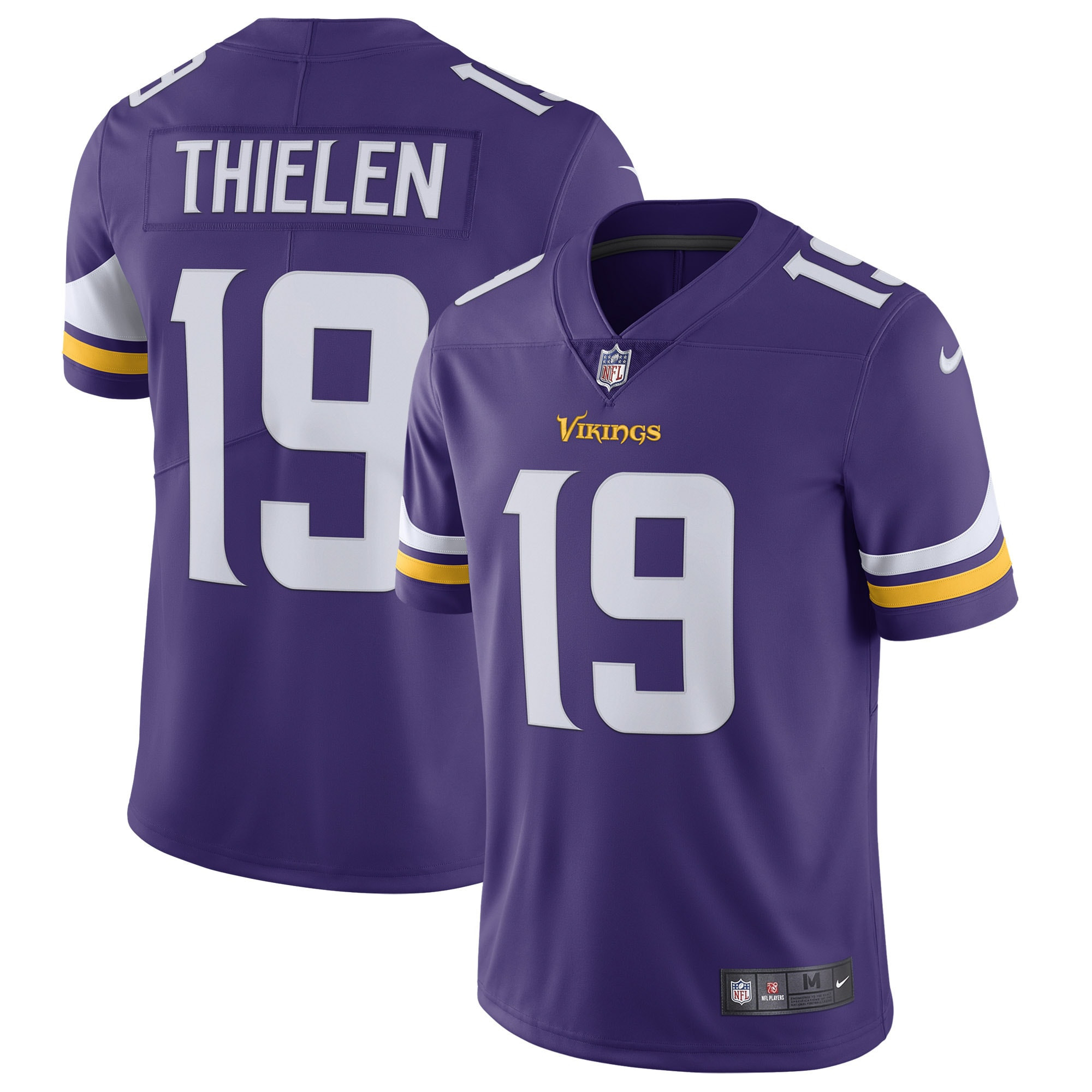 Adam Thielen Minnesota Vikings Vapor Untouchable Limited Jersey – Purple NFL