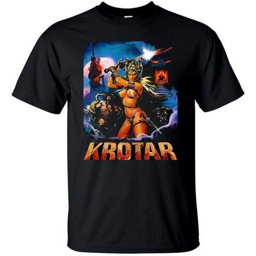 Krotar, Movie Poster (1982)  Black T-shirt